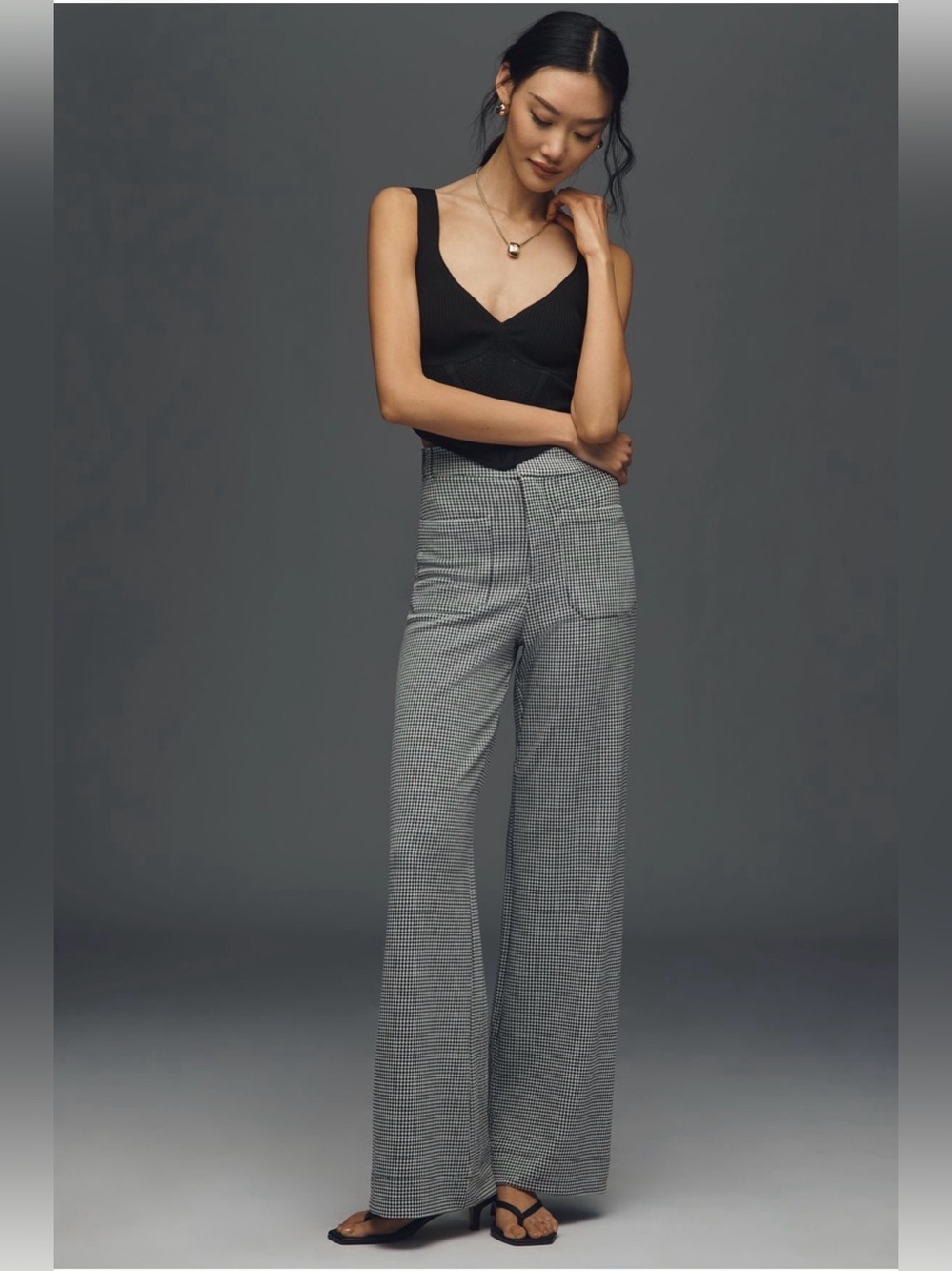 Maeve Jude Houndstooth Trousers